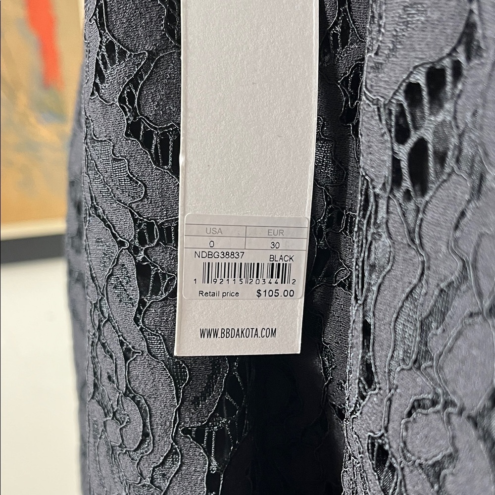 BB Dakota Black Lace Backless Dress - Picture 13 of 14